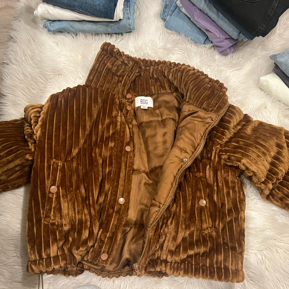 BDG Urban Outfitters brown corduroy jacket size M